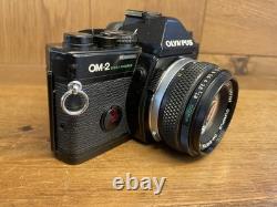 CLA'd Near Mint Olympus OM-2 Spot Program Film Camera Auto S 50mm F/1.8 Lens