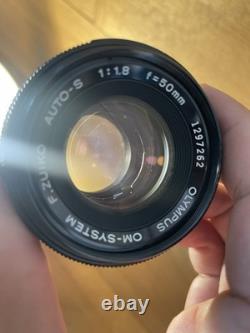 CLA'd Near Mint Olympus OM-2 Spot Program Film Camera Auto S 50mm F/1.8 Lens