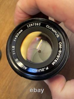 CLA'd Near Mint Olympus OM-2 Spot Program Film Camera Auto S 50mm F/1.8 Lens