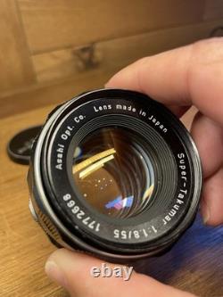 CLA'd Near Mint ++ Pentax Spotmatic SP Film Camera Super Takumar 55mm F/1.8