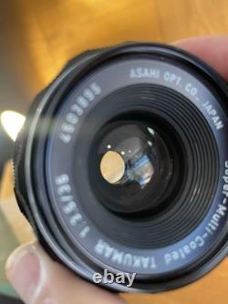 CLA'd New Leather Almost Mint Pentax SV Film Camera SMC Takumar 35mm F/3.5
