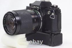 CONTAX 139 Quartz SLR Film Camera Black Body 28-80mm F/3.9-4.9 Lens Winder II