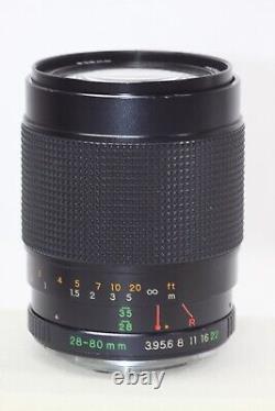 CONTAX 139 Quartz SLR Film Camera Black Body 28-80mm F/3.9-4.9 Lens Winder II