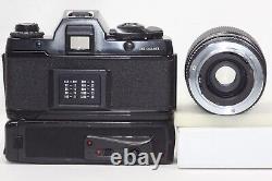 CONTAX 139 Quartz SLR Film Camera Black Body 28-80mm F/3.9-4.9 Lens Winder II