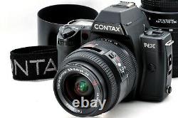 CONTAX NX AF Film Camera + Carl Zeiss 28-80mm & 70-200mm Lens from Japan N. Mint
