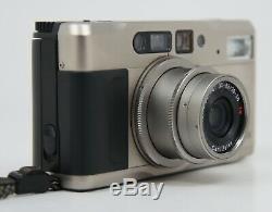 CONTAX T VS 35mm Film Camera Carl Zeiss Lens TVS Kyocera Japan Tested Works