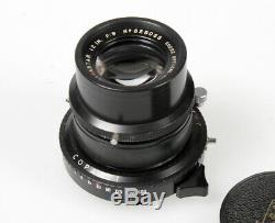 C. P. Gorez 12inch Artar Red Dot F9 APO lens in Copal #1 for 8X10 view camera