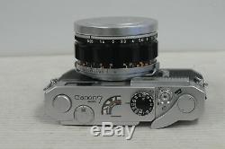 Canon 7 35mm Rangefinder Film Camera with 50mm F0.95 Lens Kit