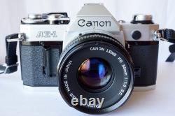 Canon AE-1 35mm Film Camera with FD 50mm 11.8 Lens Barely Used Good Working Order