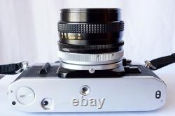 Canon AE-1 35mm Film Camera with FD 50mm 11.8 Lens Barely Used Good Working Order