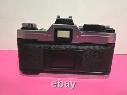 Canon AE-1 35mm SLR Film Camera With 50mm FD Film Tested & Working Great