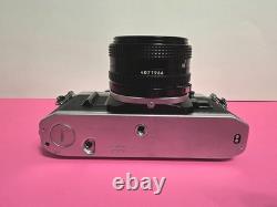 Canon AE-1 35mm SLR Film Camera With 50mm FD Film Tested & Working Great