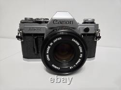 Canon AE-1 35mm SLR Film Camera With 50mm FD lens Film Tested & Working Great