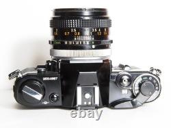 Canon AE-1 35mm SLR Film Camera with 50mm f1.8 FD Lens TESTED