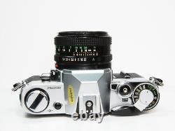Canon AE-1 35mm SLR Film Camera with 50mm f1.8 Lens Tested & Working