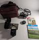 Canon AE-1 35mm SLR Film Camera with 50mm f/1.8 FD Lens, VTG Strap and more-read