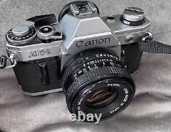 Canon AE-1 35mm SLR Film Camera with 50mm f/1.8 Lens Kit
