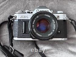 Canon AE-1 35mm SLR Film Camera with 50mm f/1.8 Lens Kit