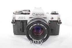 Canon AE-1 35mm SLR Film Camera with 50mm f/1.8 Lens Kit, Refurbished & Tested