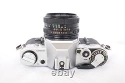 Canon AE-1 35mm SLR Film Camera with 50mm f/1.8 Lens Kit, Refurbished & Tested