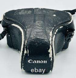 Canon AE-1 35mm SLR Film Camera with Canon 50mm f/1.8 FD Lens-Tested With Case