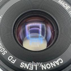 Canon AE-1 35mm SLR Film Camera with FD 50mm f/1.8 S. C. Lens Tested -1day Handling