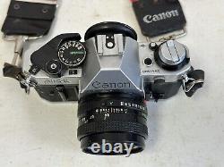 Canon AE-1 Program 35mm Film Camera With Canon FD 50mm F1.8 Lens