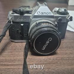 Canon AE-1 Program 35mm Film SLR Camera Black Body with Canon Lens