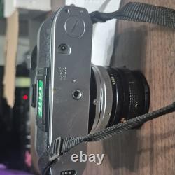 Canon AE-1 Program 35mm Film SLR Camera Black Body with Canon Lens
