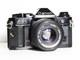 Canon AE-1 Program 35mm SLR Film Camera With 50mm FD Film Black TESTED