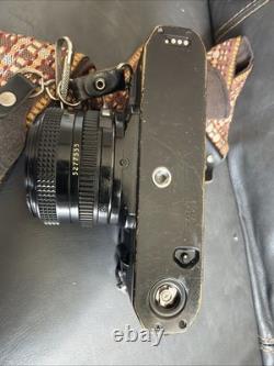 Canon AE-1 Program Black 35mm SLR NFD NFD 50mm f1.8 Film Camera Film Tested