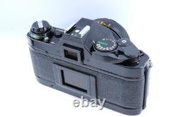 Canon AE-1 Program Black Near Mint Film Camera New FD 50mm F1.8 Lens Japan