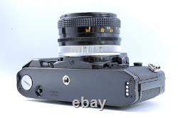 Canon AE-1 Program Black Near Mint Film Camera New FD 50mm F1.8 Lens Japan