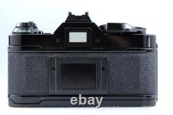 Canon AE-1 Program Black Near Mint Film Camera New FD 50mm F1.8 Lens Japan