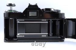 Canon AE-1 Program Black Near Mint Film Camera New FD 50mm F1.8 Lens Japan