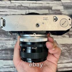 Canon AE-1 Program SLR Film Camera with Canon Lens FD 28mm F2.8 & Tamron 35-70mm
