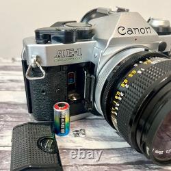 Canon AE-1 Program SLR Film Camera with Canon Lens FD 28mm F2.8 & Tamron 35-70mm