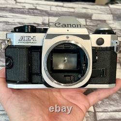 Canon AE-1 Program SLR Film Camera with Canon Lens FD 28mm F2.8 & Tamron 35-70mm