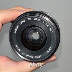 Canon AE-1 Program SLR Film Camera with Canon Lens FD 28mm F2.8 & Tamron 35-70mm