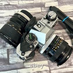 Canon AE-1 Program SLR Film Camera with Canon Lens FD 28mm F2.8 & Tamron 35-70mm