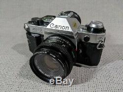 Canon AE 1 Program SLR Film With Canon 50mm 1.8 Lens