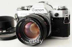 Canon AE-1 SLR 35mm Film Camera with Canon Lens FD 50mm F1.4 s. S. C. Set From Japan