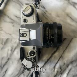 Canon AE-1 Silver SLR 35mm Film Camera FD 50mm f/1.8 Lens FROM JAPAN Tasted