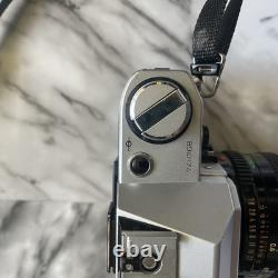 Canon AE-1 Silver SLR 35mm Film Camera FD 50mm f/1.8 Lens FROM JAPAN Tasted