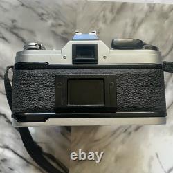 Canon AE-1 Silver SLR 35mm Film Camera FD 50mm f/1.8 Lens FROM JAPAN Tasted