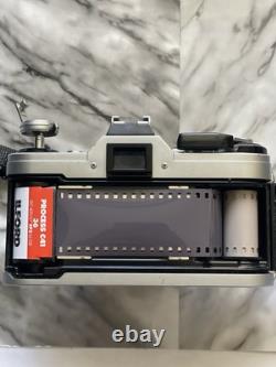 Canon AE-1 Silver SLR 35mm Film Camera FD 50mm f/1.8 Lens FROM JAPAN Tasted