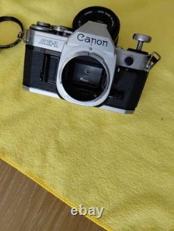 Canon AE-1 Silver SLR Film Camera with FD 50mm f/1.8 Lens