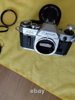 Canon AE-1 Silver SLR Film Camera with FD 50mm f/1.8 Lens