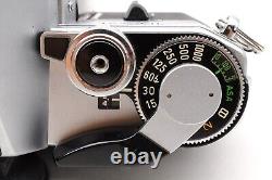 Canon AE-1 silver 35mm Film Camera New FD 50mm f/1.8 Lens Near MINT #191