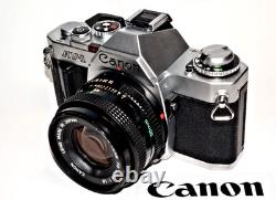 Canon AV-1 35mm film camera with SD 50mm f1.8 Lens